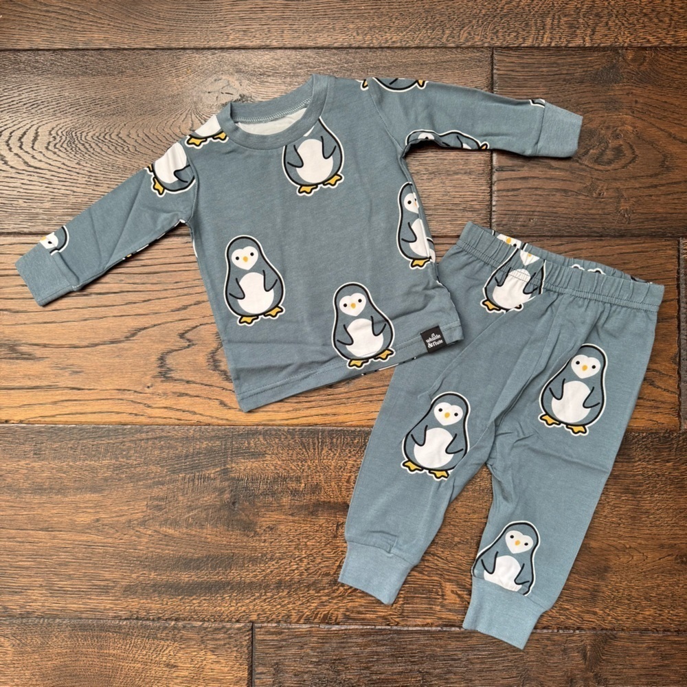 Whistle and Flute Kawaii Penguin Pajama Set